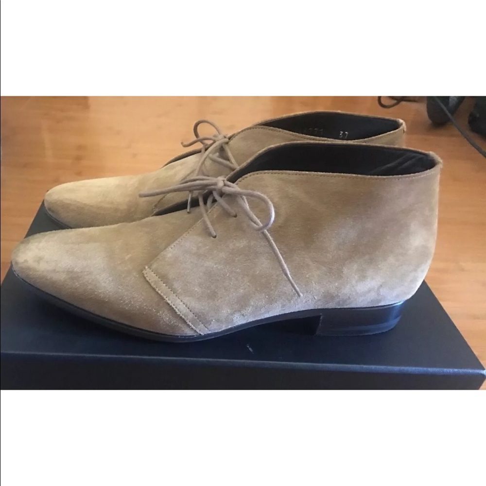Saint Laurent Lulu Booties in Cigare Suede size 37