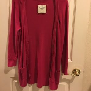 Pink cardigan