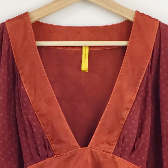 [ catherine malandrino ] silk kimono dot shirt - Picture 8 of 8