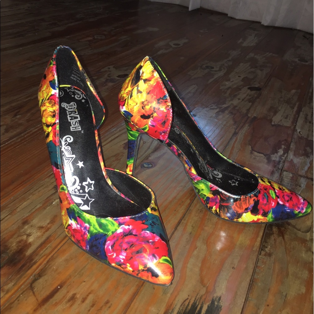 Floral heels