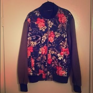 Zara Men jacket with floral prints