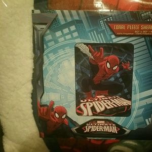 SPIDERMAN SHERPA BLANKET