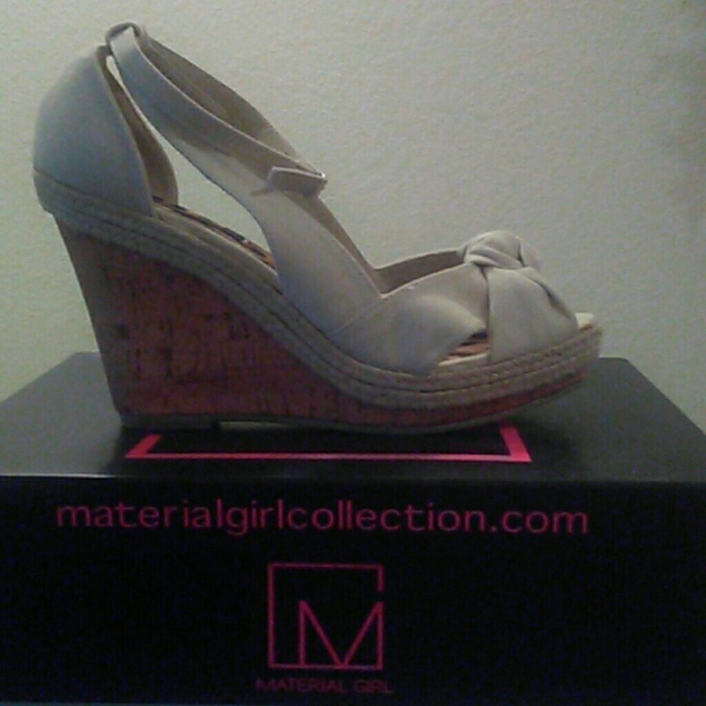 SALE! Material girl wedge sandals