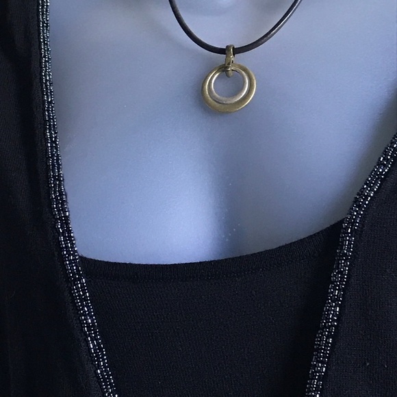 INC silk cotton lightweight twist front sweater - Picture 4 of 4