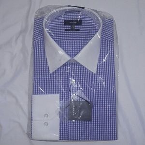 SARAR Mens Dress Shirt slim fit NEW 16.5 34/35