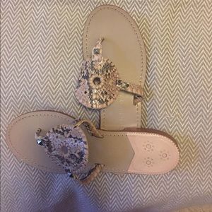 REAL snake print Jack Rogers