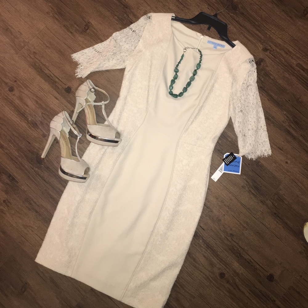 Elegant cream colored dress