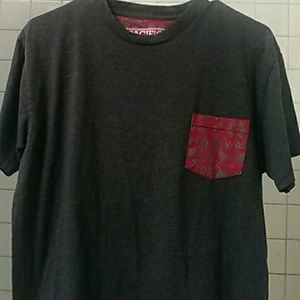 Mens Pacific Blue pocketed t-shirt