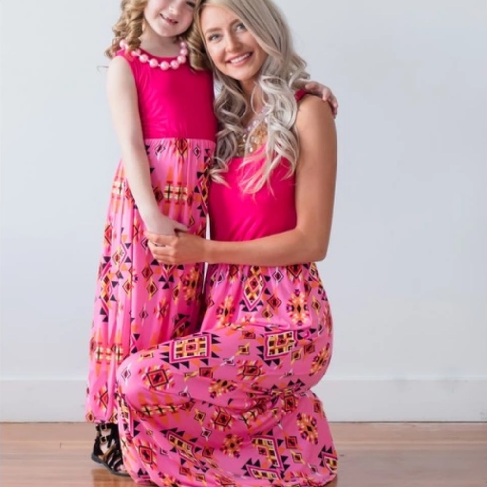 Mommy and me matching dress