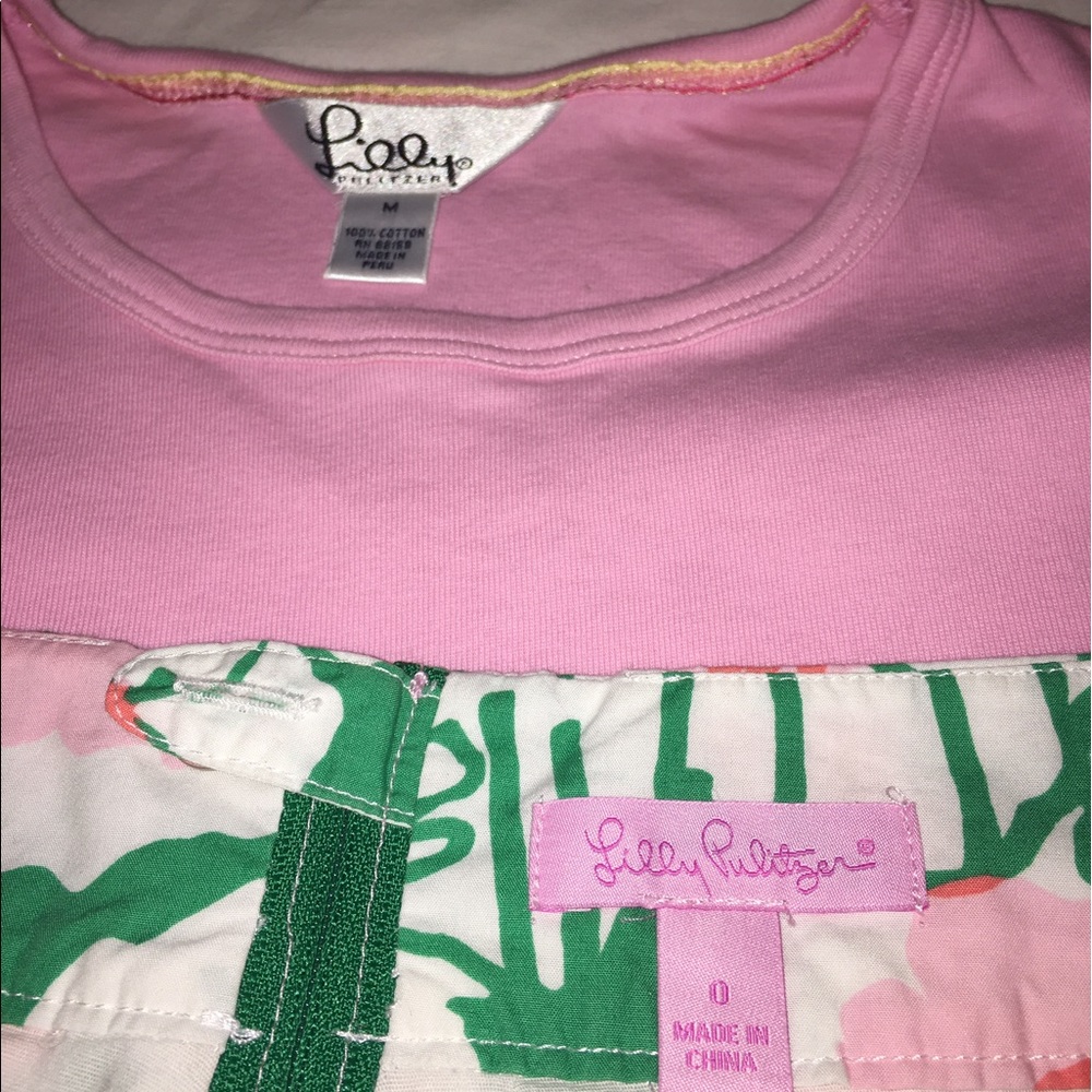 "SOLD" LILLY PULITZER SKIRT N TOP - Picture 2 of 5