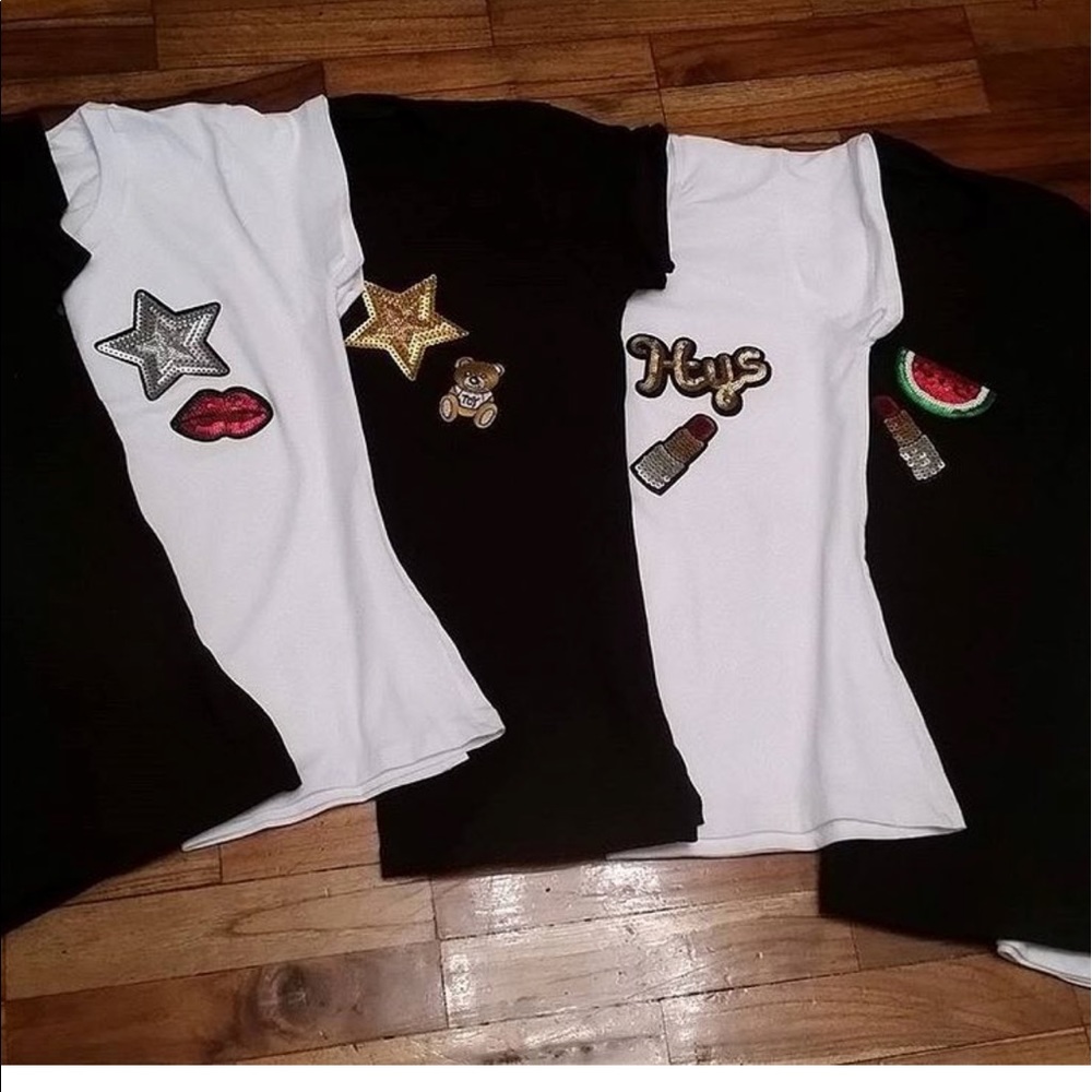 T-shirt fashion!! Patch addiction!!!