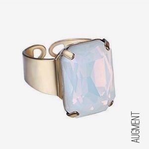 🆕White Opal Cocktail Ring
