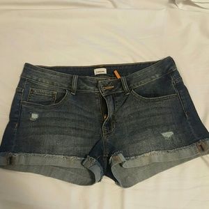 Denim jean shorts size Large
