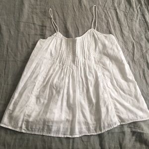 White, flowy tank