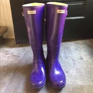 Hunter rain boots