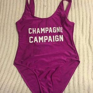 Champagne Campaign Swimsuit