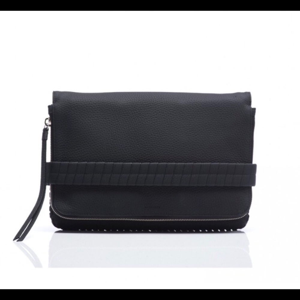 ALL SAINTS Club Medium Clutch Bag