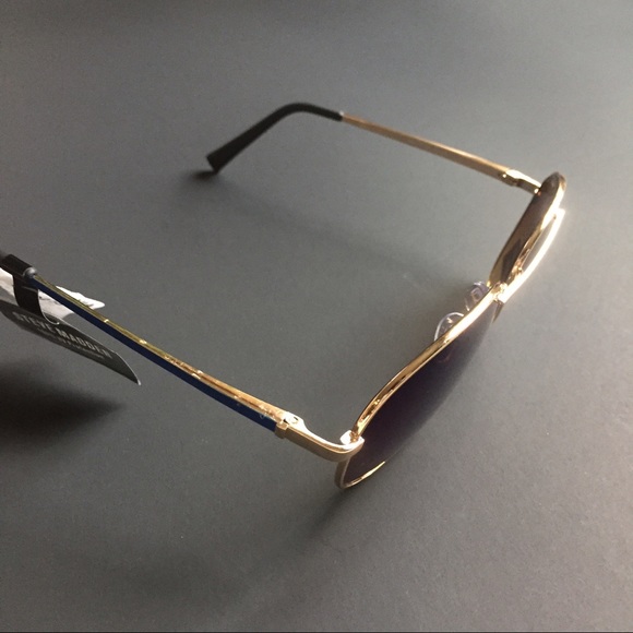 ⬇️🆕Steve Madden Gold Fashion Aviator Sunglasses - Picture 2 of 4