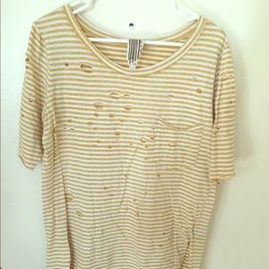 Free People distressed tee