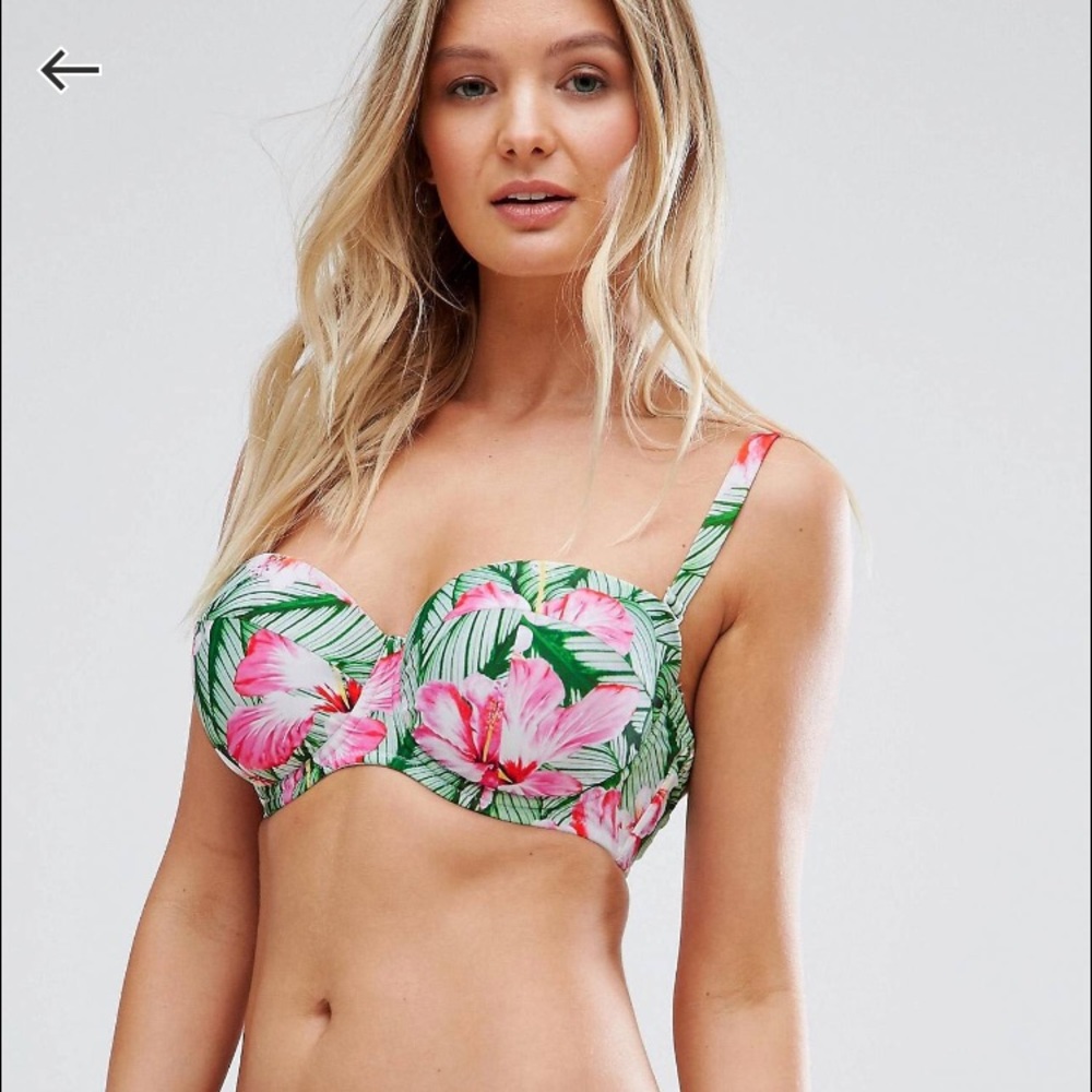 ASOS fuller bust swimsuit top