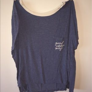 American eagle embroidered crop top