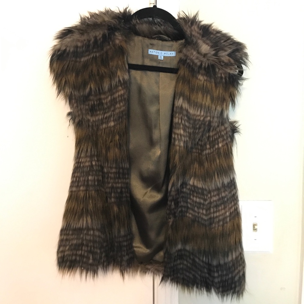 Antonio Melani Faux Fur Vest