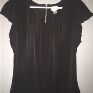 Worthington black blouse