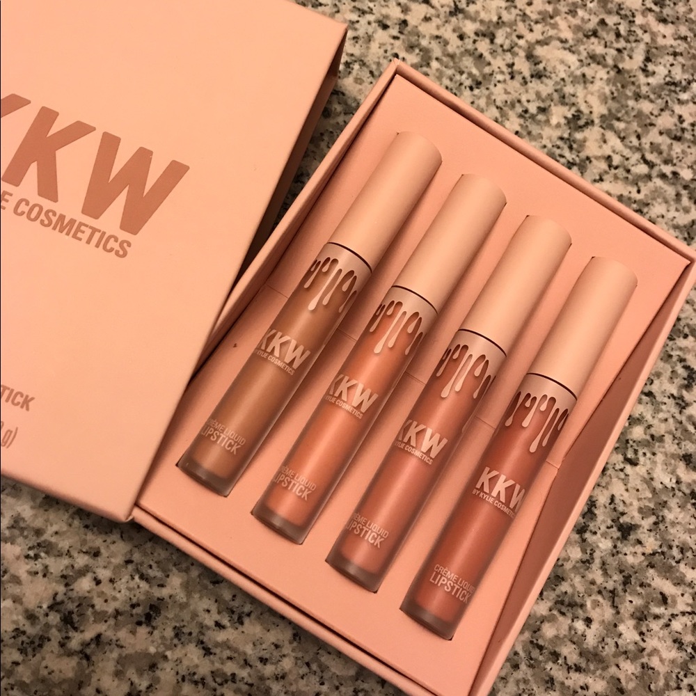 KKW Creme liquid lipstick set