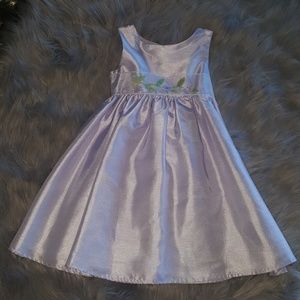 Girls lilac sleeveless dress