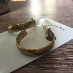 Brass Hoop Silpada Earrings