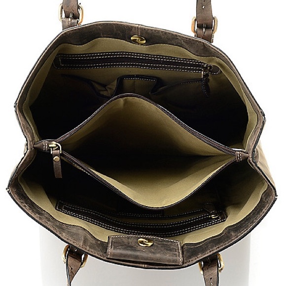 🆕 Firenze Bella"Amelia"Printed Leather Tote+Pouch - Picture 8 of 8