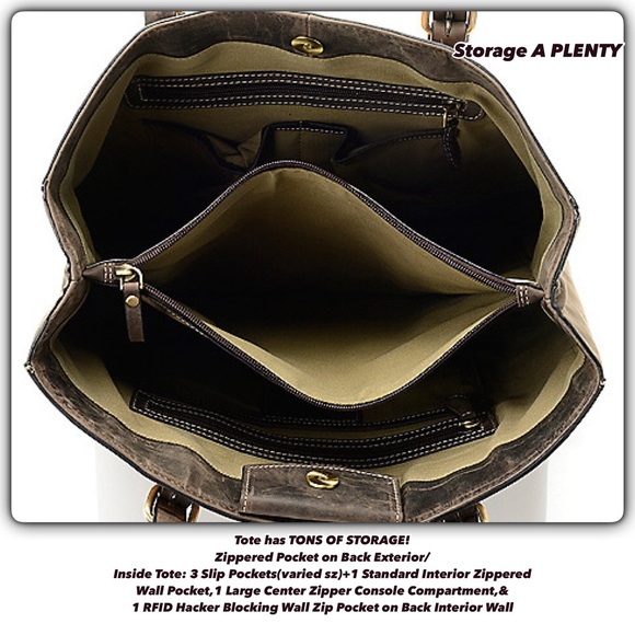 🆕 Firenze Bella"Amelia"Printed Leather Tote+Pouch - Picture 4 of 8