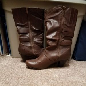 Brown boots