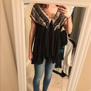 Free People patterned tunic