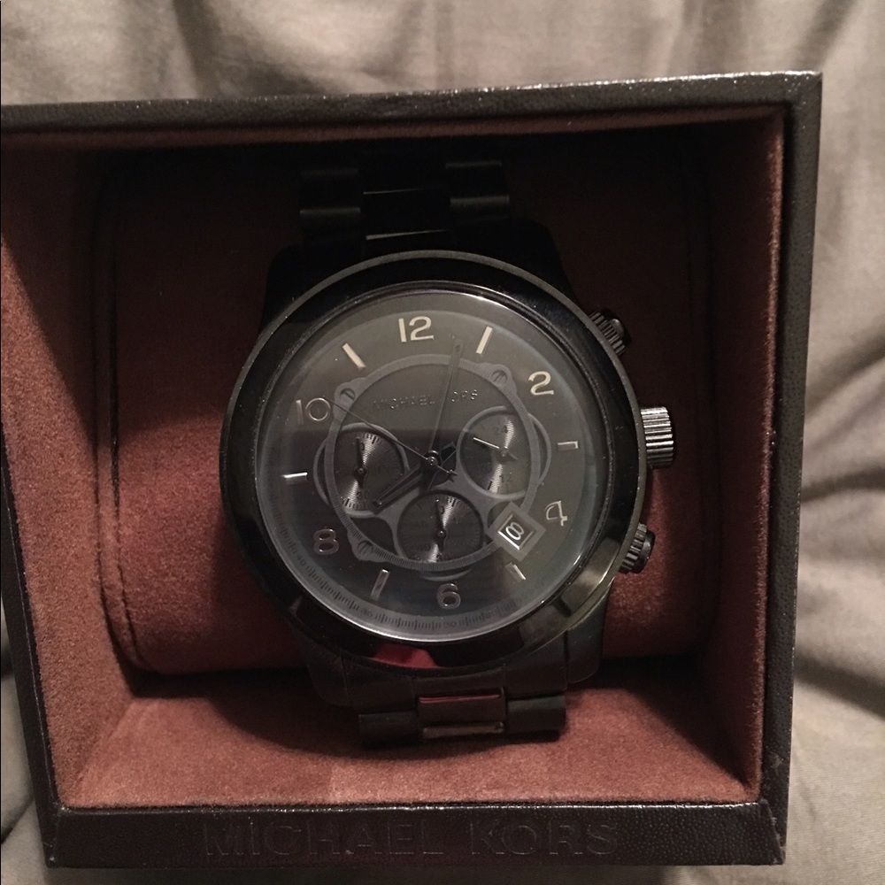 Men's Michael Kors Black Watch