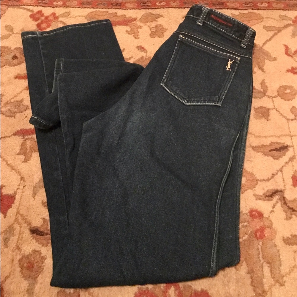 ⚡️sold⚡️Vintage YSL 80s-90s High Waisted Mom Jeans - Picture 4 of 5