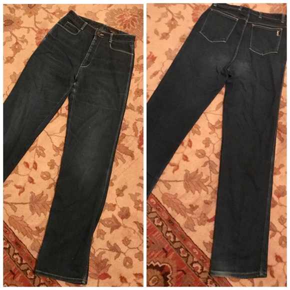 ⚡️sold⚡️Vintage YSL 80s-90s High Waisted Mom Jeans - Picture 3 of 5