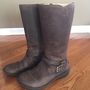 Authentic UGG Leather Rosen Winter Boot