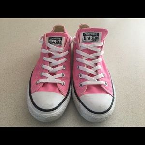 Pink Converse Chuck Taylors - almost new!