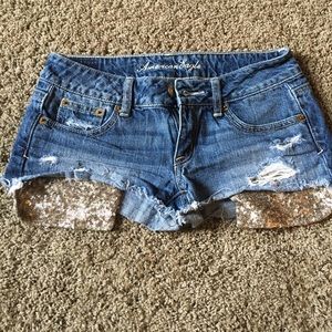 American Eagle Shorties size 0