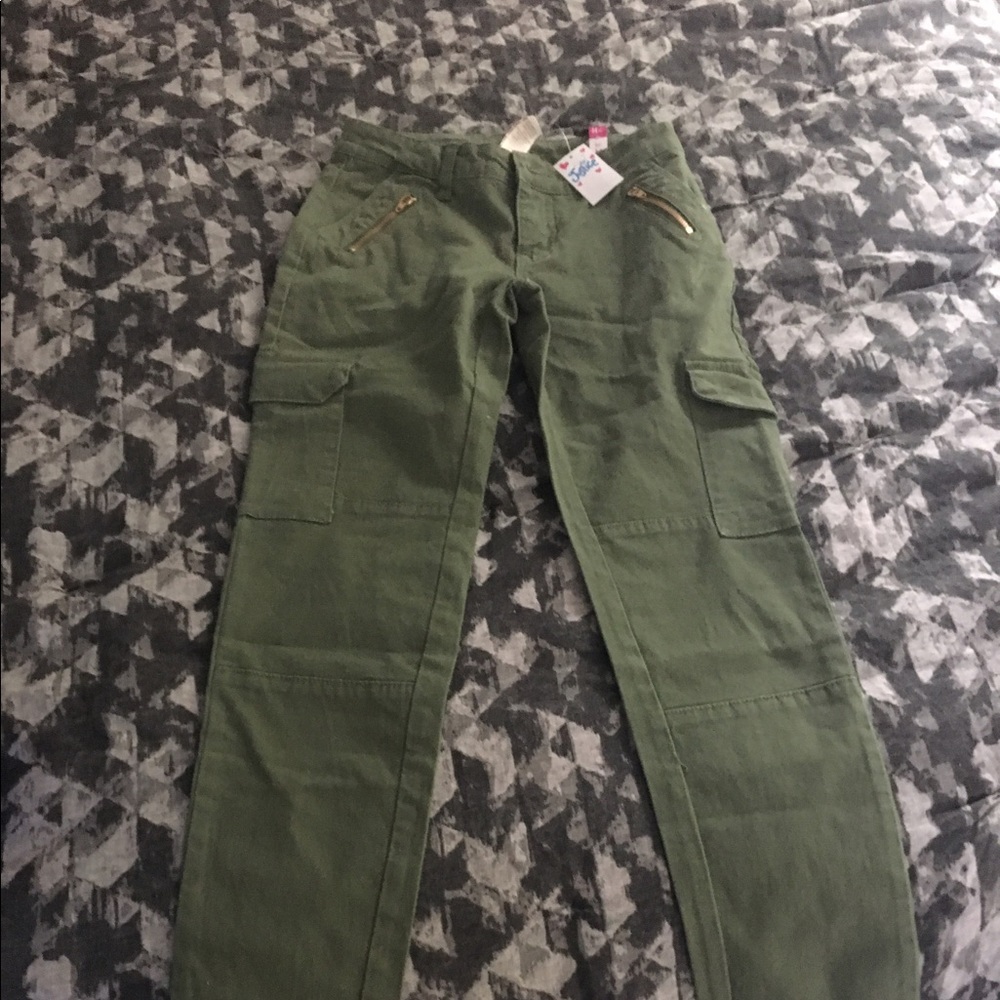Justice girls size 14 slim cargo skinny