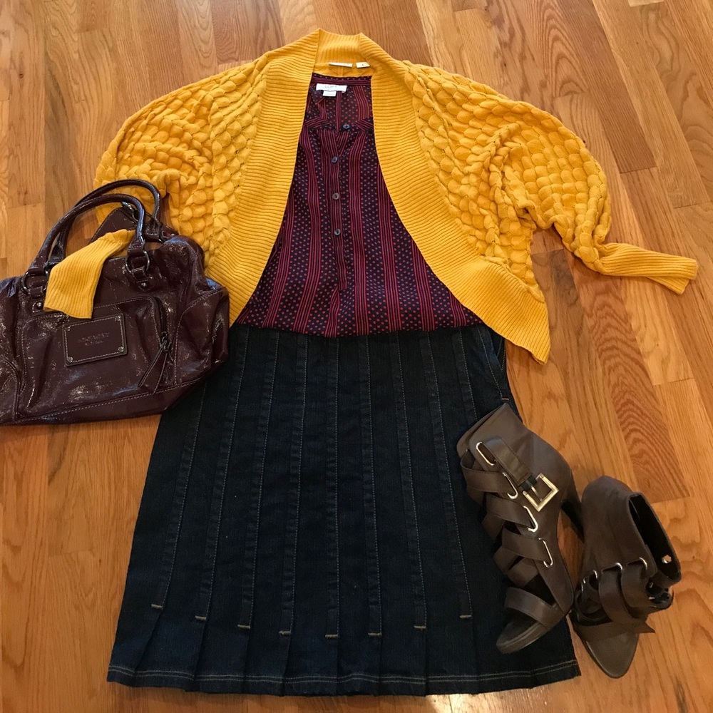 3/4 Sleeve Textured Swag