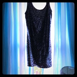 Sequin zebra club dress