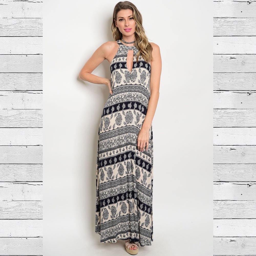 Printed Maxi Dress
