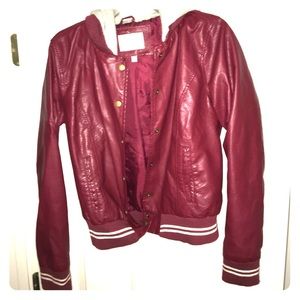 Burgundy Jacket