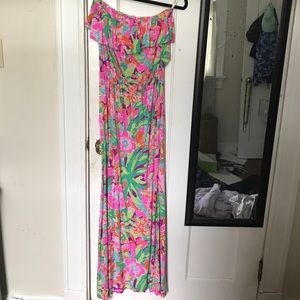 Lilly Pulitzer maxi lulu print