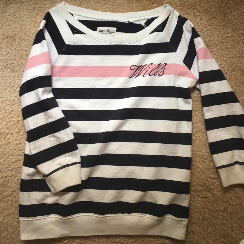 Jack Wills striped crew neck