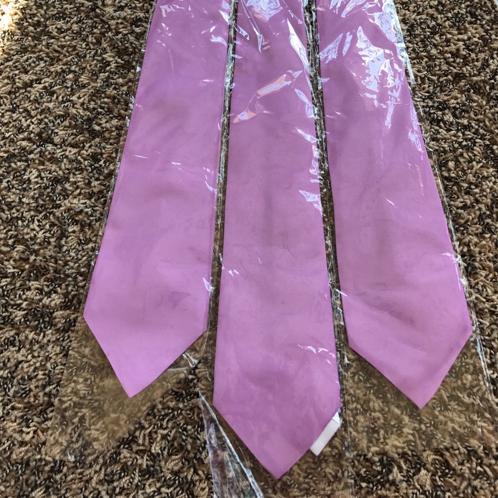 Orchid color neck tie