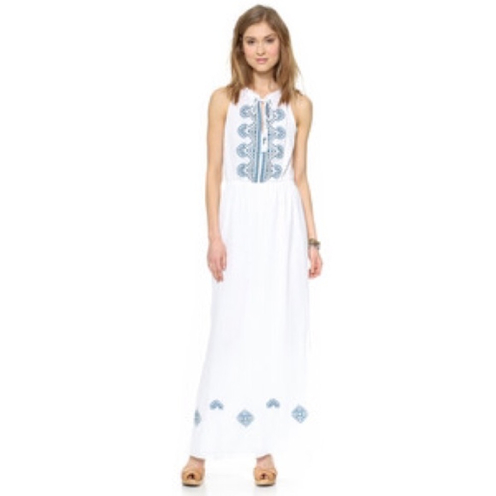 Madewell Embroidered Maxi Dress