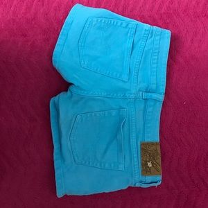 Blue shorts